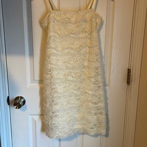 Ivory lace dress
